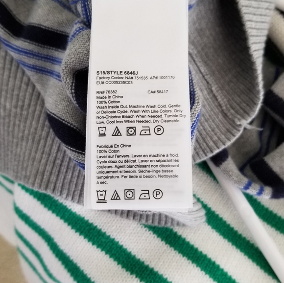 Timberland 100% Cotton V-Neck Sweater - Picture 7 of 8